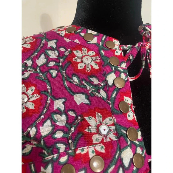 Free People Malia Babydoll Jacket in Berry Combo - Picture 4 of 13